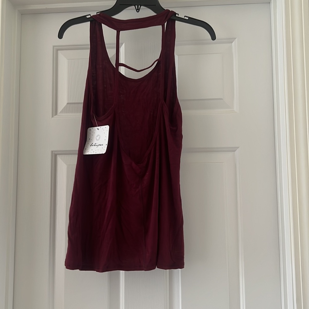 Whisper Susan tank in wine dark ❤️ - Picture 2 of 4